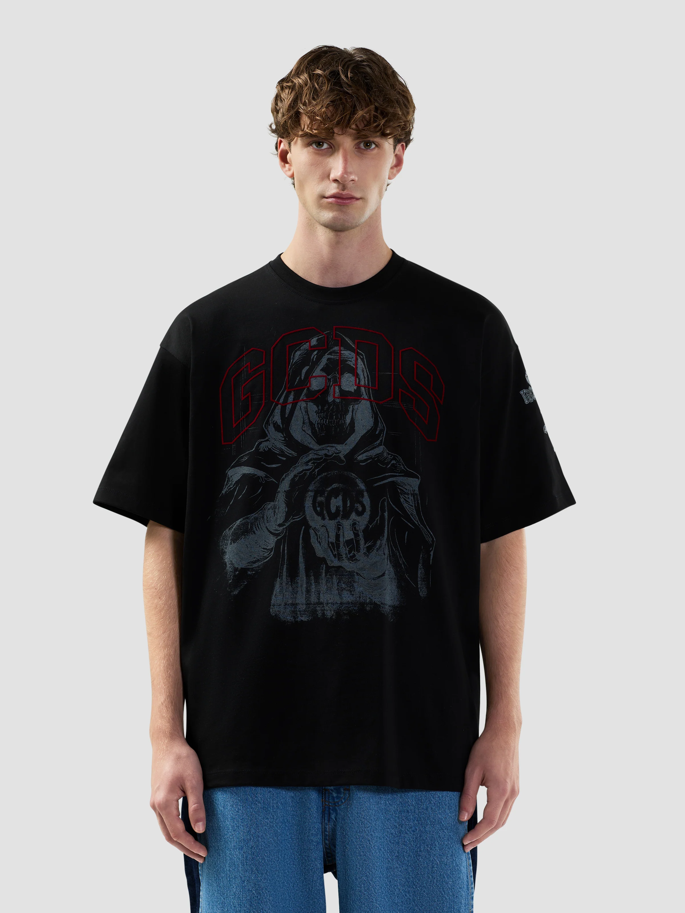 T-shirt con stampa gotica - Image 3