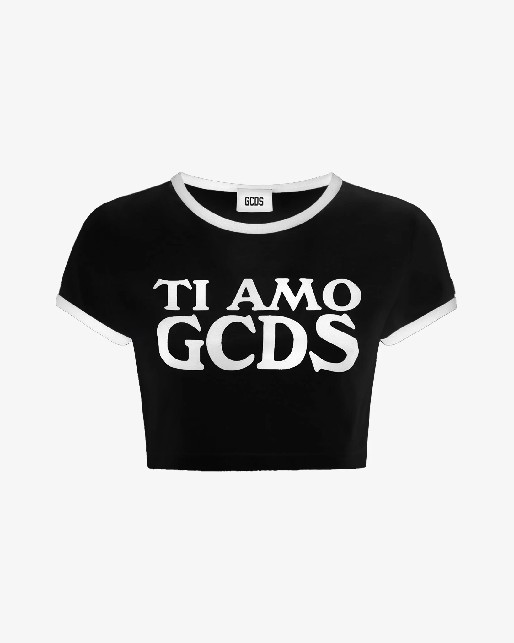 T-shirt Crop Ti Amo GCDS
