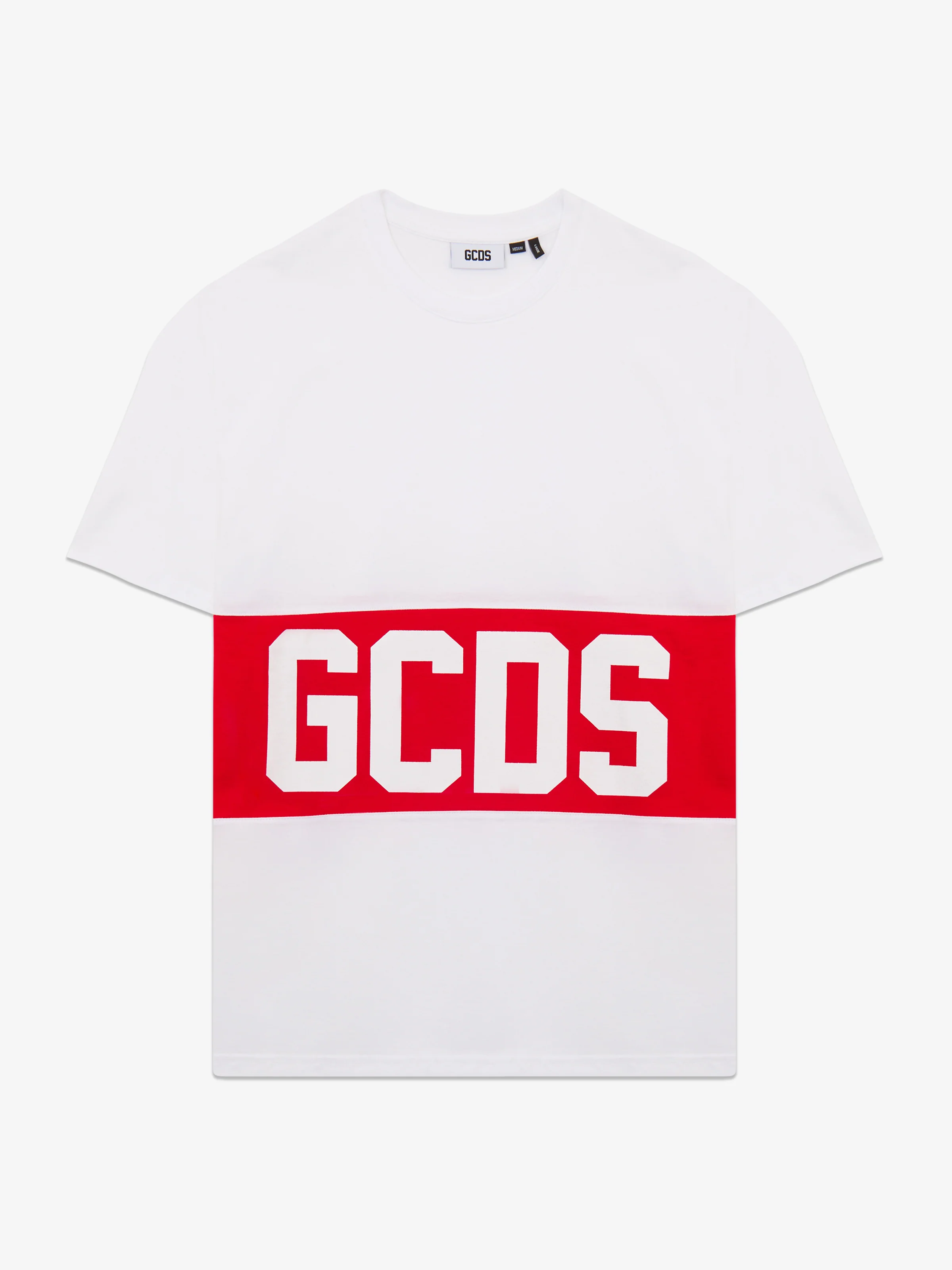 T-shirt regular con Banda Logo