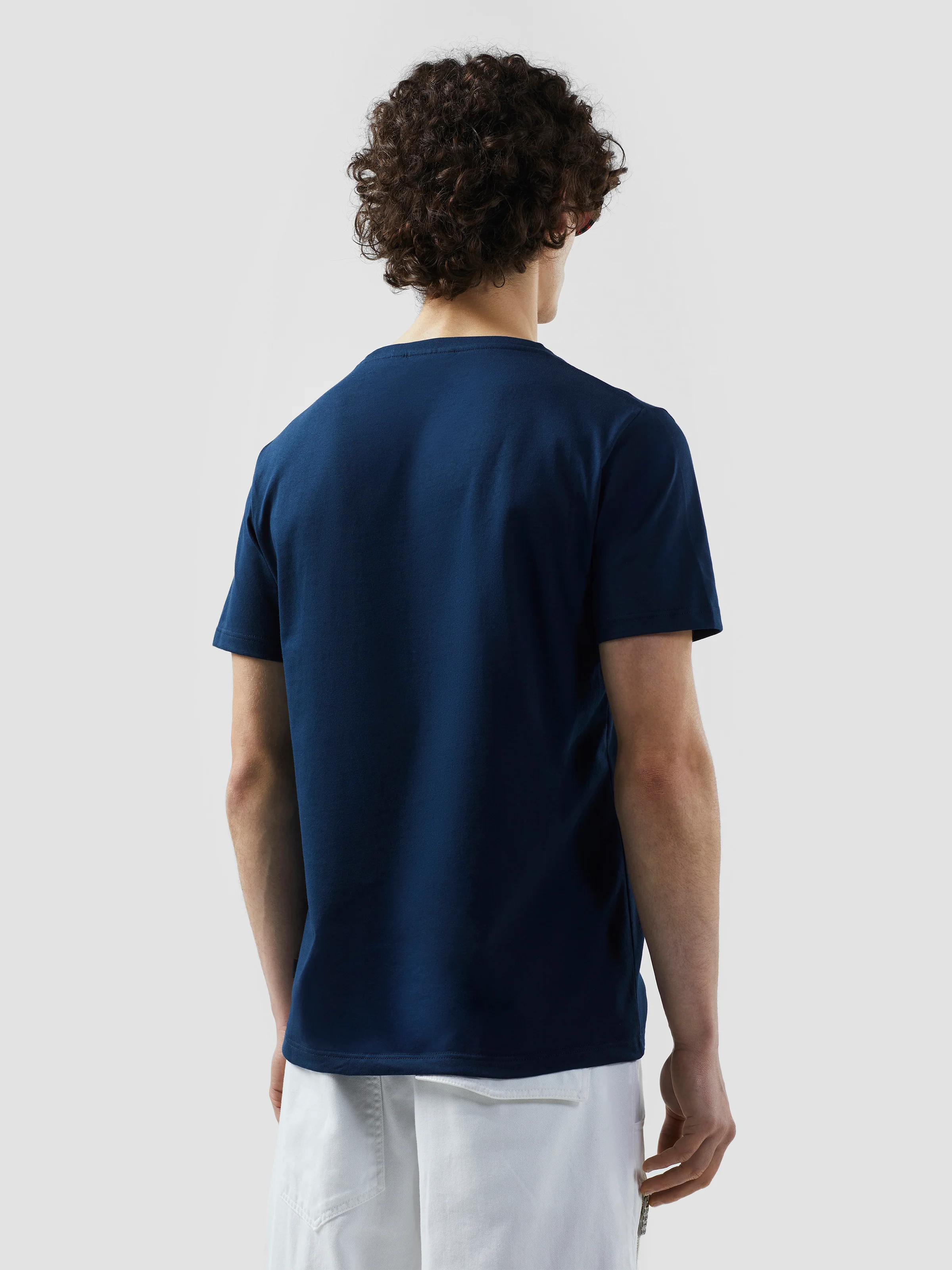 T-shirt regular in cotone con logo - Image 5