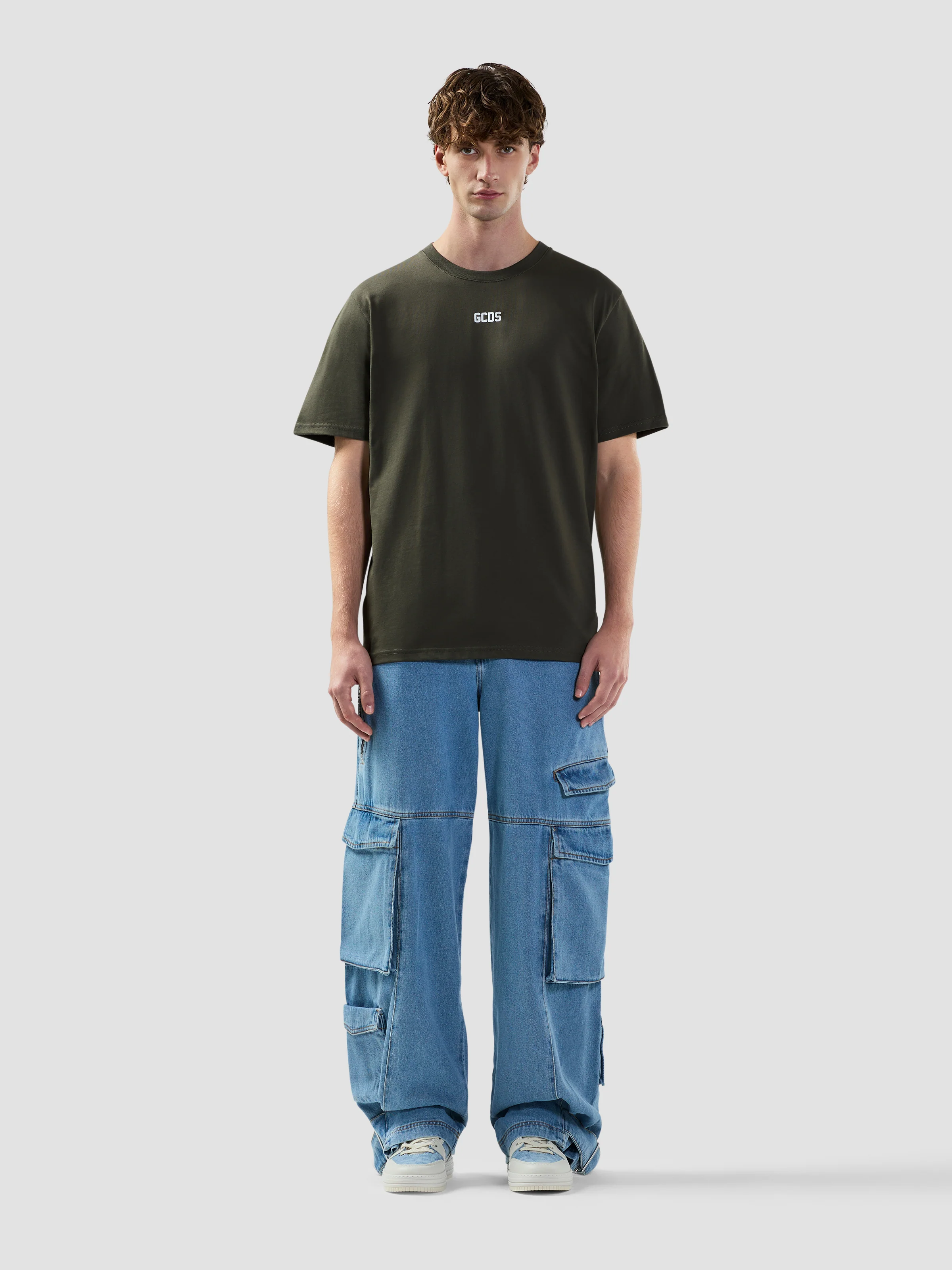 T-shirt regular in cotone con logo - Image 2