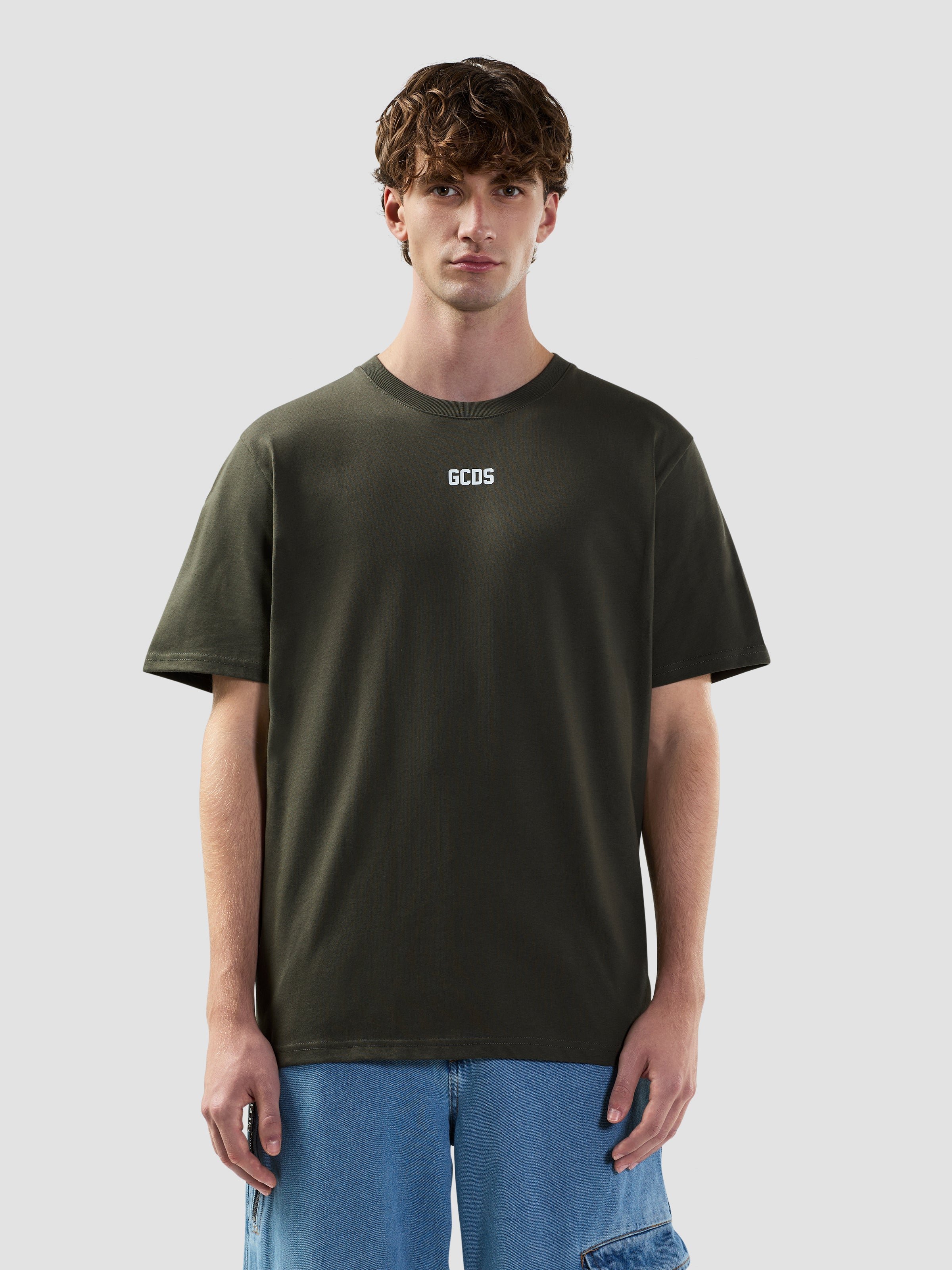 T-shirt regular in cotone con logo - Image 3