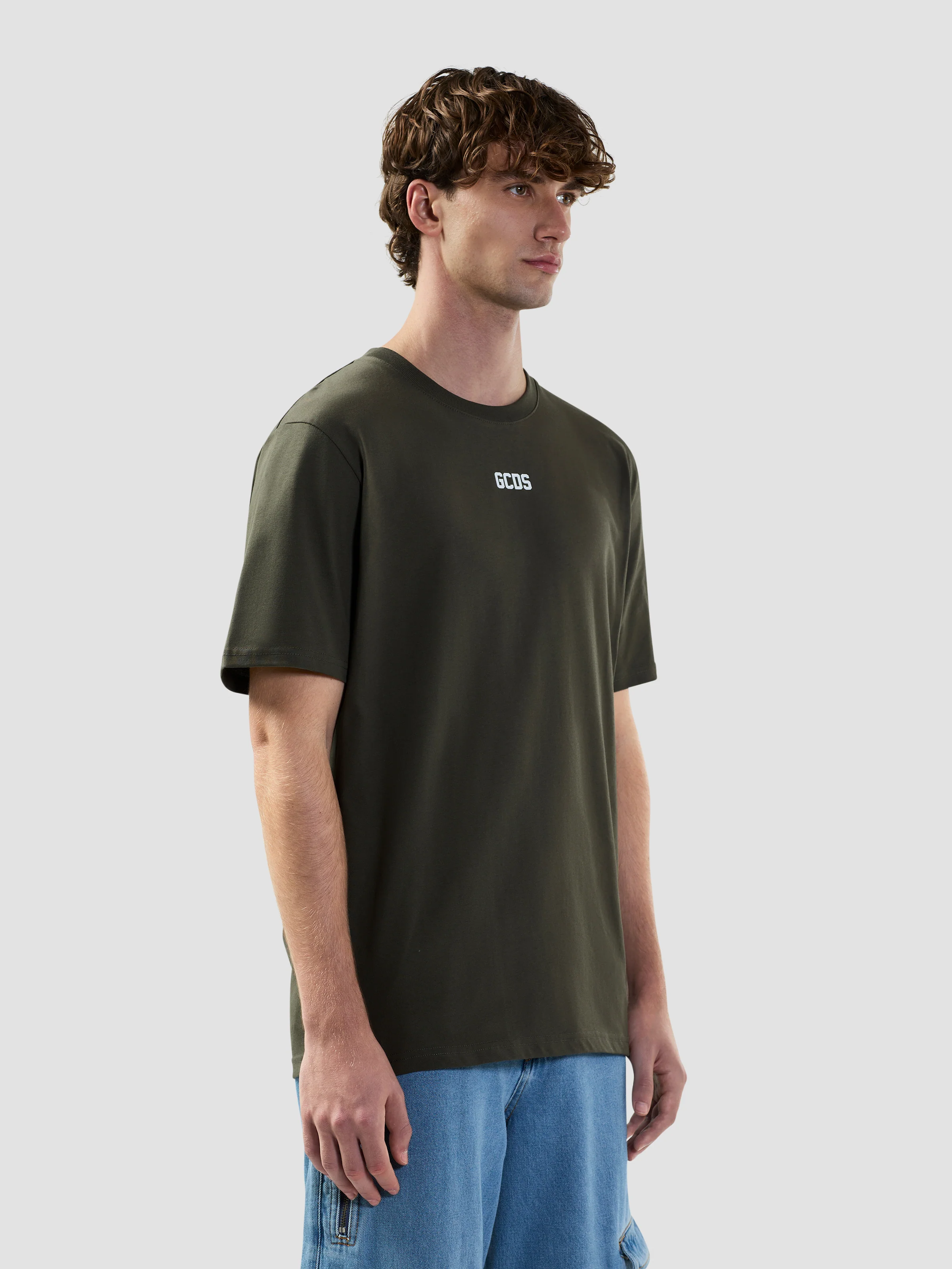 T-shirt regular in cotone con logo - Image 4