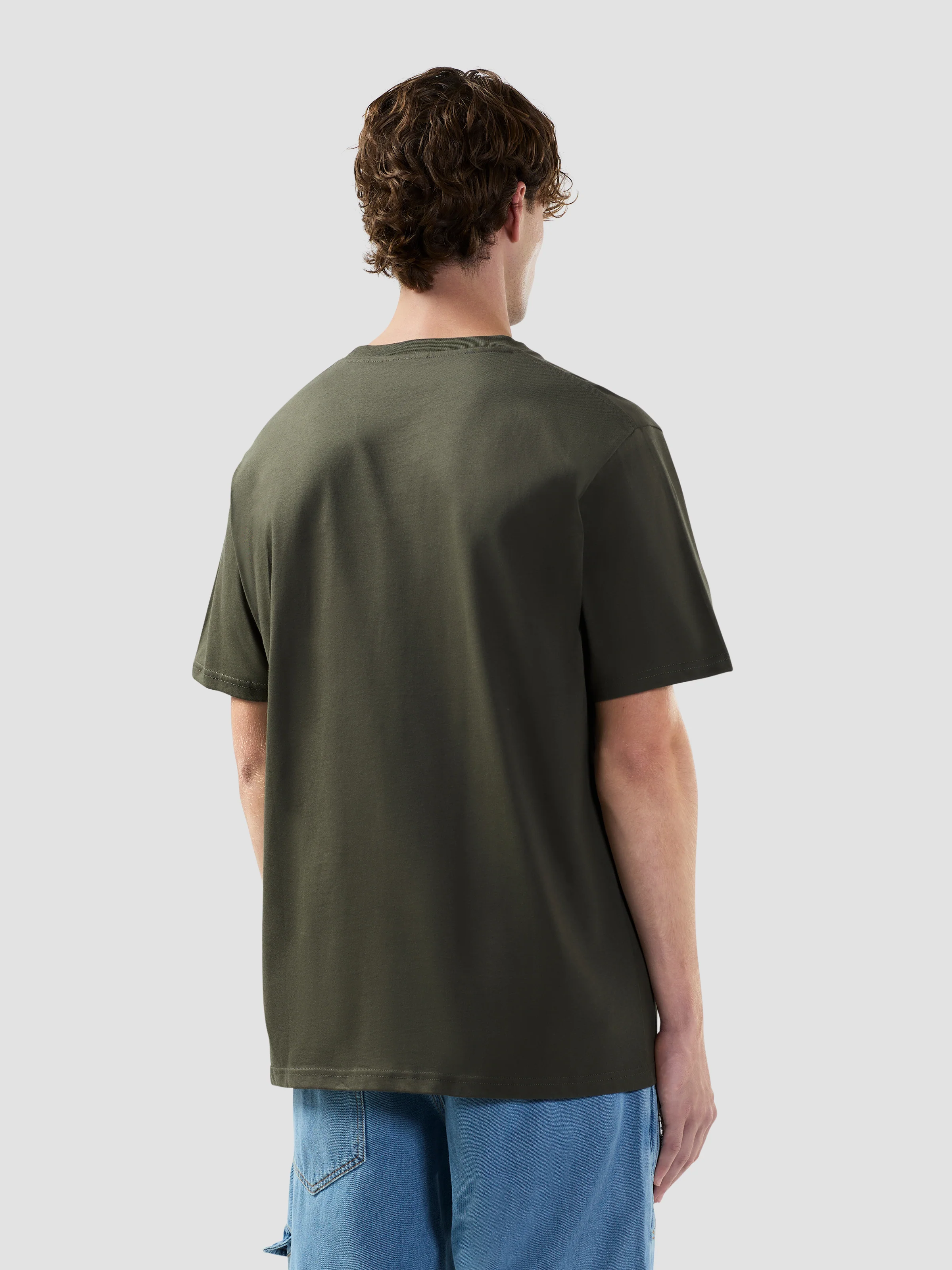 T-shirt regular in cotone con logo - Image 5