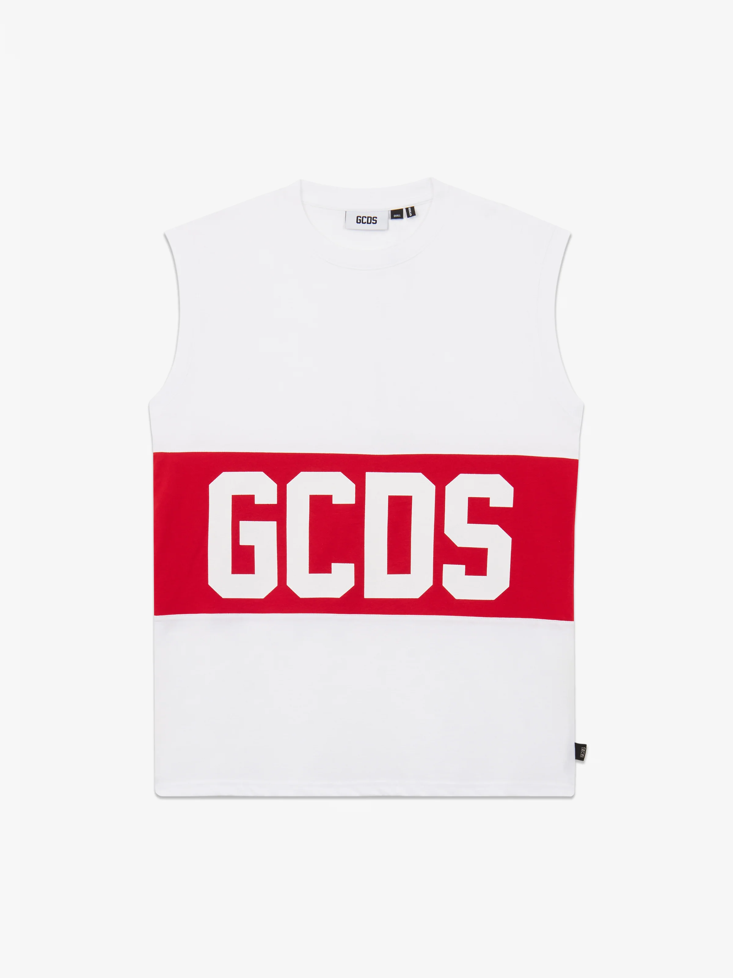 T-shirt smanicata con Banda Logo