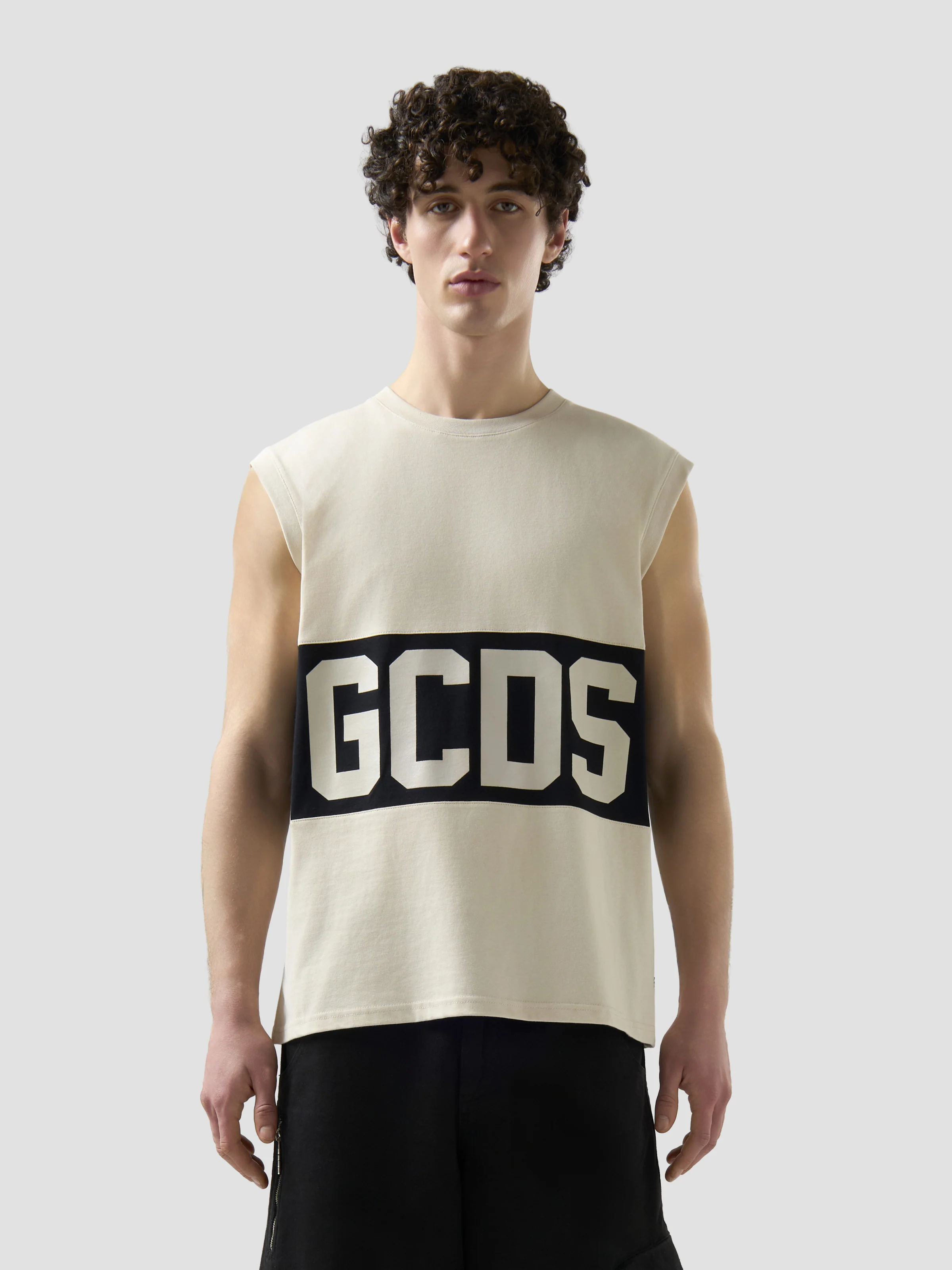 T-shirt smanicata con Banda Logo - Image 3
