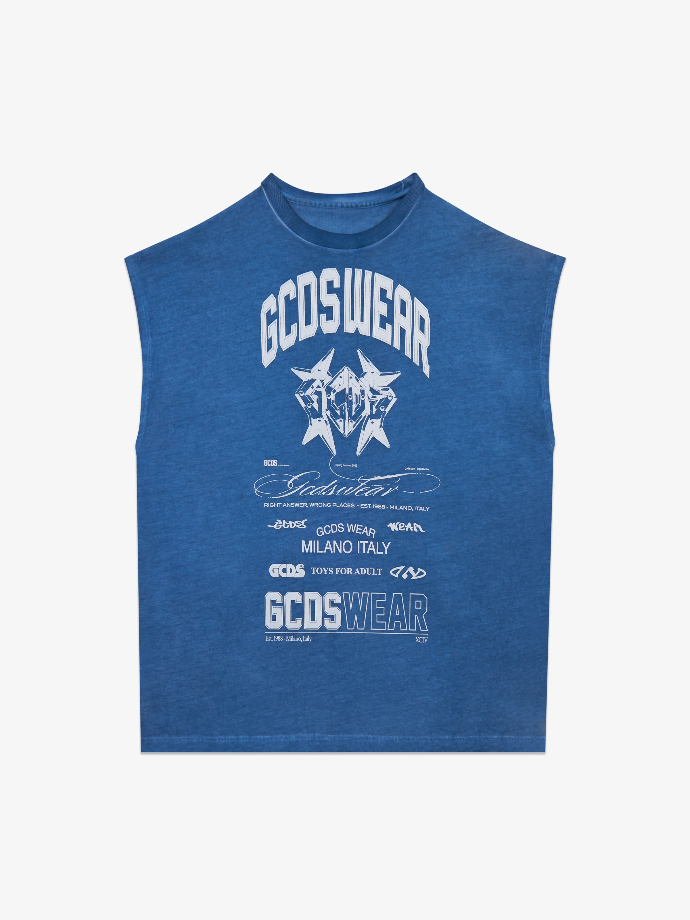T-shirt smanicata con stampa "History"