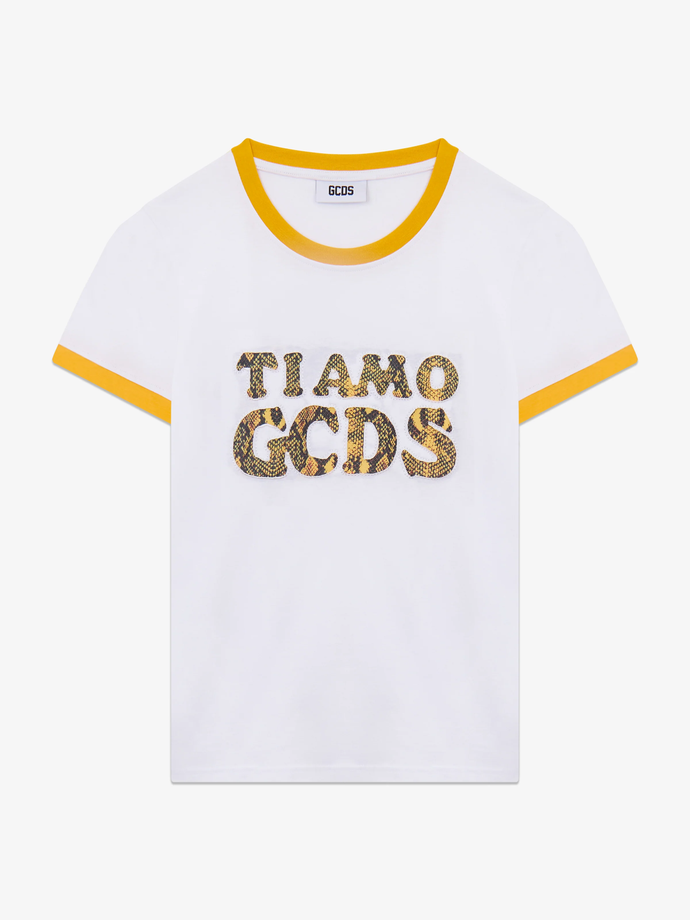 T-shirt Ti Amo GCDS animalier