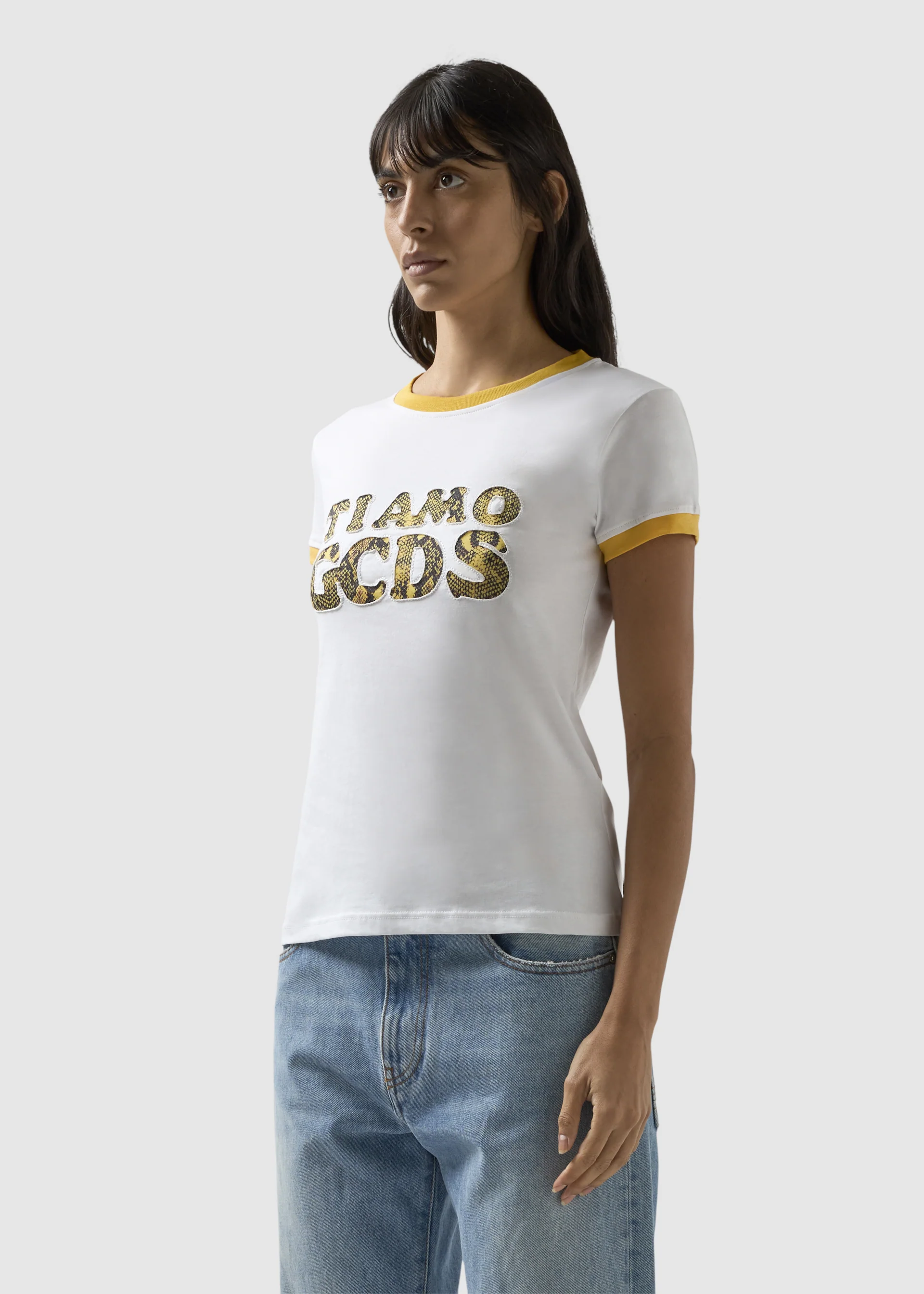 T-shirt Ti Amo GCDS animalier - Image 3