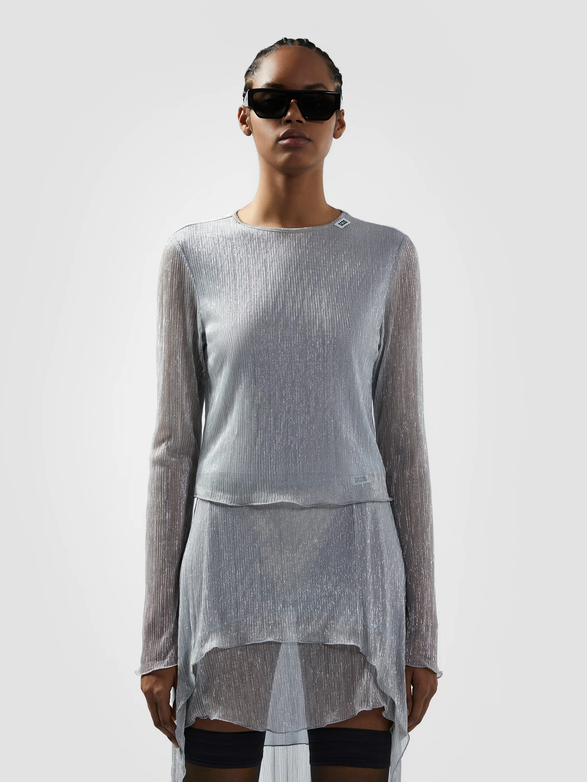 Top a maniche lunghe con ruches - Image 3